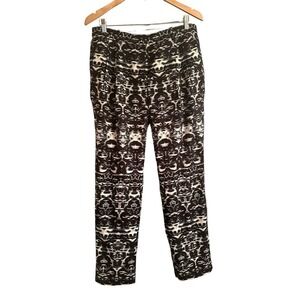 J. Crew Blurred Ikat Drapey Pants Size 12